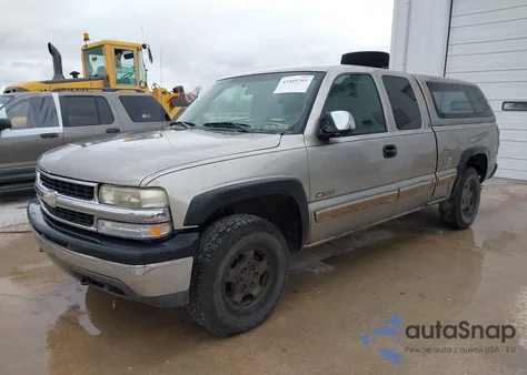 2002 Chevrolet Silverado 1500 Ls from USA, damaged, VIN 2GCEK19T621126065